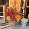 Artificial Sunflower with Vase, Artificial Fall Flowers for Decoration, Autumn Faux Gerber Daisy Flowers Arrangement in Vase Suitable for Home Living Room Fall Decor Table Centerpieces